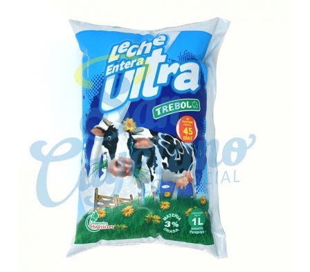 LECHE ENTERA ULTRA SACHET TREBOL 1LT (18)