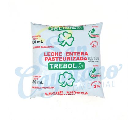 LECHE ENTERA SACHET TREBOL 500ML. (36),