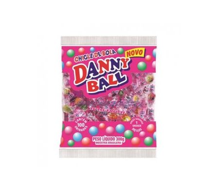 CHICLE DE TUTTI FRUTTI DANNY BALL 300GR 100U (12)