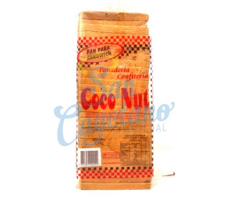PAN P/ SANWICH BLANCO COCO NUT 1,3KG