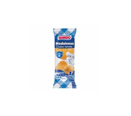 MADALENA SABOR VAINILLA BIMBO 2UNID 80GR(48)