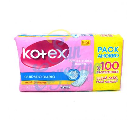 PROTECTOR DIARIO CUIDADO DIARIO MUL KOTEX 100U(15)