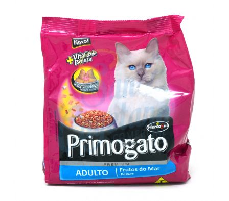 ALIMENTO P/GATO PRE.FILHOTE NOVO PRIMOGATO 500GR