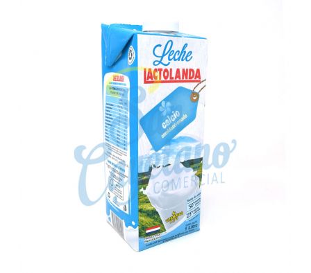 LECHE SEMIDESC.C/ CALCIO UAT LACTOLANDA 1L (12)