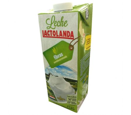 LECHE SEMIDESC.CON FIBRAS UAT LACTOLANDA 1L(12)