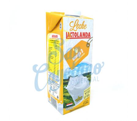 LECHE SEMIDESC. CON OMEGA3 UAT LACTOLANDA  1L(12)