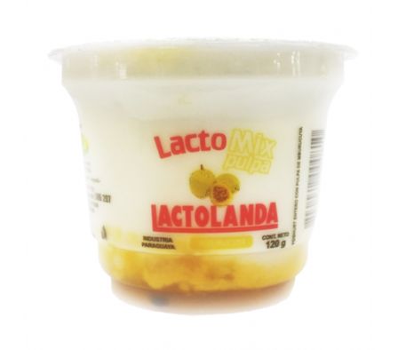 POSTRE LACTOMIX PULPA MBURUCUYA POTE 120G