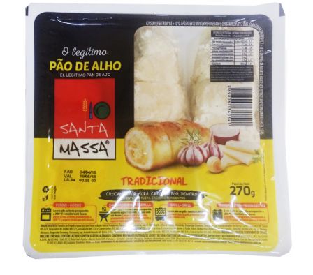 PAN DE AJO  LEVEMENTE PICANTE SANTA MASSA240GR(10)