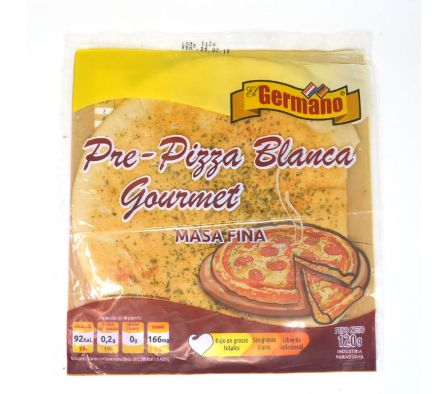 PRE PIZZA BLANCA EL GERMANO 120GR