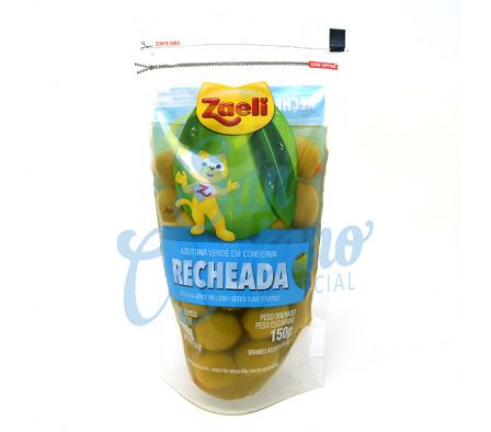 ACEITUNA VERDE RELLENA ZAELI 300GR(24)