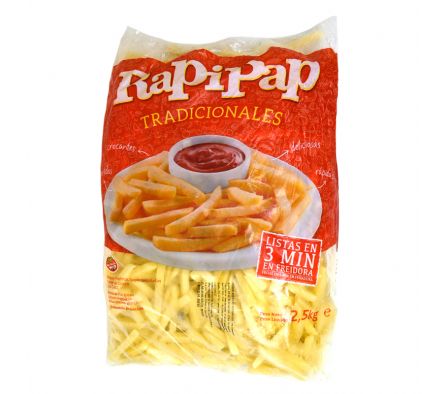 PAPAS P/FREIR TRADICIONALES CONG. RAPIPAP 2.5KG(6)