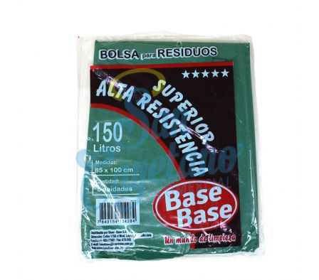 BOLSA P/RESIDUO SUP.ALTA RESISTENCIA BB 150L X5