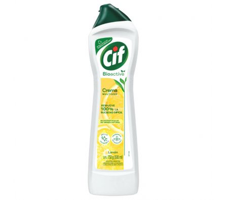 LIMPIADOR CREMA BOT MULTIUSO LIMON CIF 750G(12)
