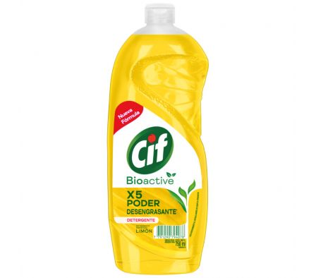 DETERGENTE BIOACTIVE LIMON CIF 750 ML (12)