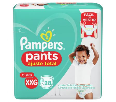 PAÑAL AJUSTE TOTAL EXTRA GRANDE XXG PAMPERS28UN(4)