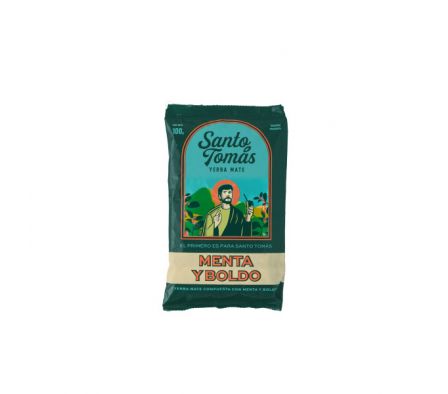 YERBA MATE MENTA BOLDO SANTO TOMAS 100GR 