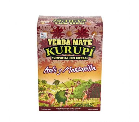YERBA MATE ANIS Y MANZANILLA KURUPI 500GR (12)