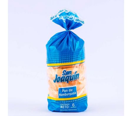 PAN PARA HAMBURGUESA SAN JOAQUIN X PAQ 6