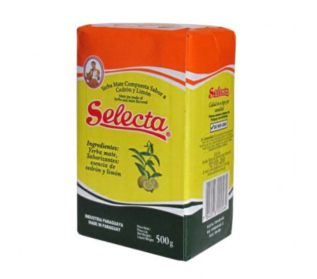 YERBA MATE CEDRON/LIMON SELECTA 500GR (10)