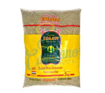 YERBA MATE TRAD MOLIENDA FINA COLON 5 KG