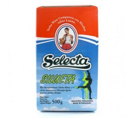 YERBA MATE SILUETA LIMON SELECTA 500GR (10)