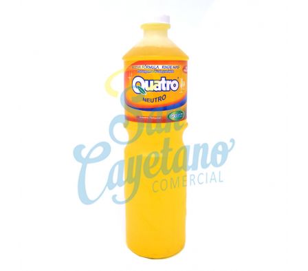 DETERGENTE NEUTRO BIODEGRADABLE QUATRO 1LT (6)