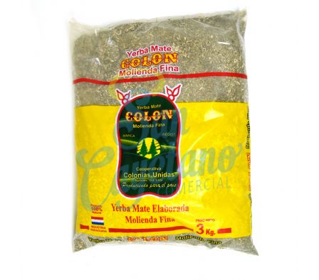 YERBA MATE MOLIENDA FINA COLON 3KG