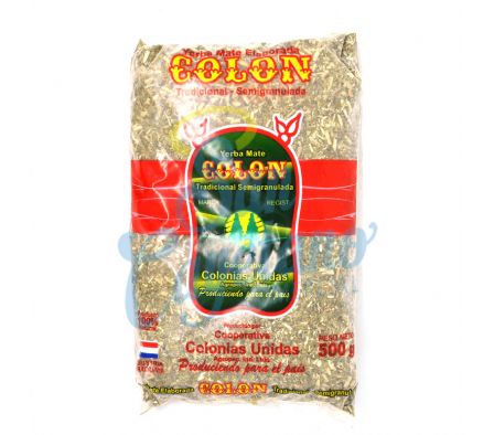YERBA MATE TRAD SEMIGRANULADO COLON 500GR (20)
