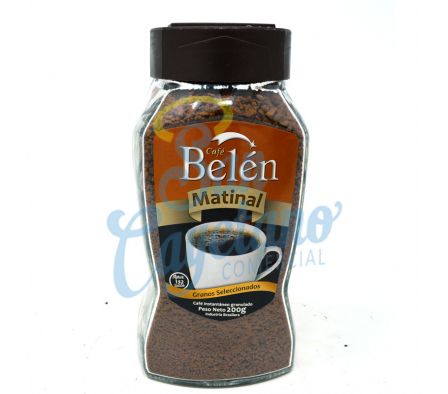 CAFE INSTANTANEO MATINAL BELEN 200GR (12),