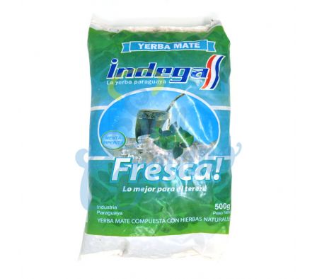 YERBA MATE FRESCA INDEGA PLASTICA X 500 GRS (6)
