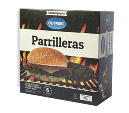 HAMBURGUESA PARRILLERAS GUARANI X 6UN(12)
