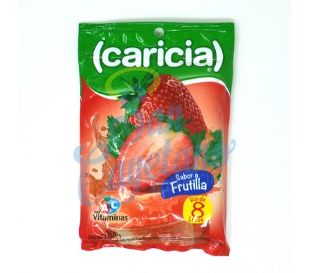 JUGO EN POLVO FRUTILLA CARICIA X 100 GRS (30)