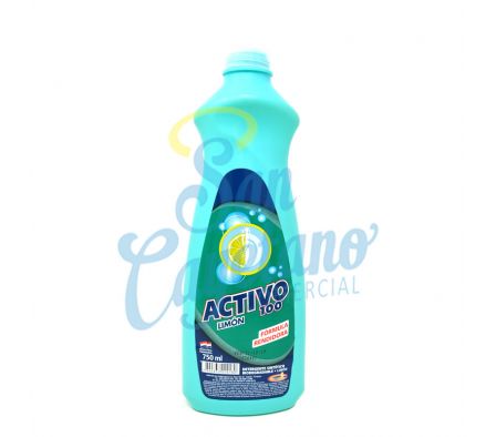 DETERGENTE LIMON ACTIVO 100 750ML (16)