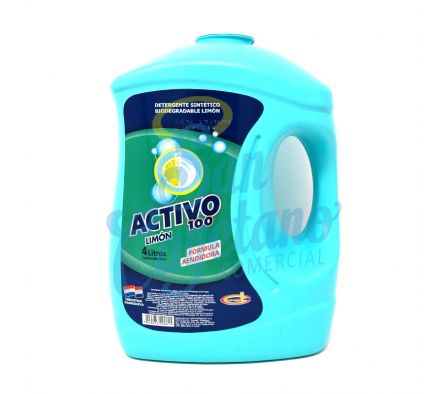 DETERGENTE LIMON ACTIVO 100 4 LTS (4)