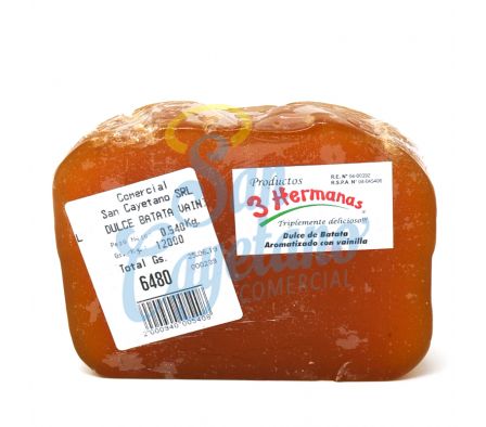 DULCE DE BATATA C/VAINILLA X KG(5)