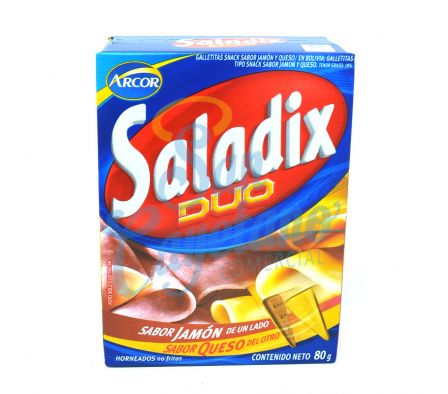 GALLETITAS SALADAS DUO SALADIX  80GR (24)