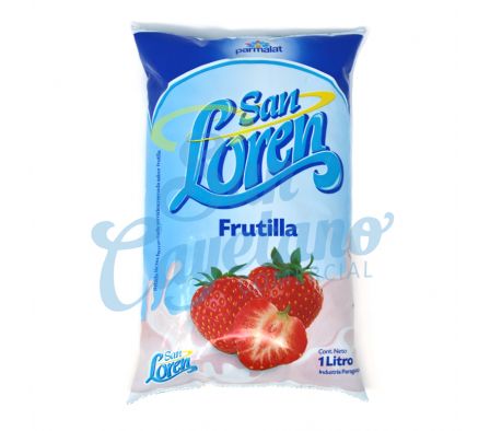 BEBIDA LACTEA  FRUTILLA SAN LOREN 1LT 