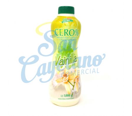 YOGUR LIGHT CERO% VAINILLA BOTELLA TREBOL 1LT 