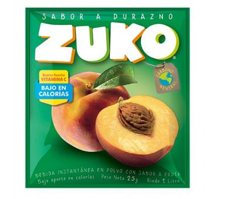 JUGO EN POLVO DURAZNO ZUKO 20GR (10)