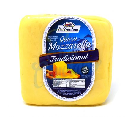 QUESO MUZZARELLA LA PAULINA X KG(3,5.HORMAX4)