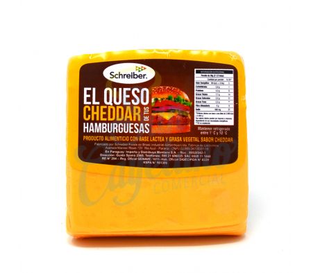 QUESO CHEDDAR SCHREIBER X KG(8 x2.27 kg)