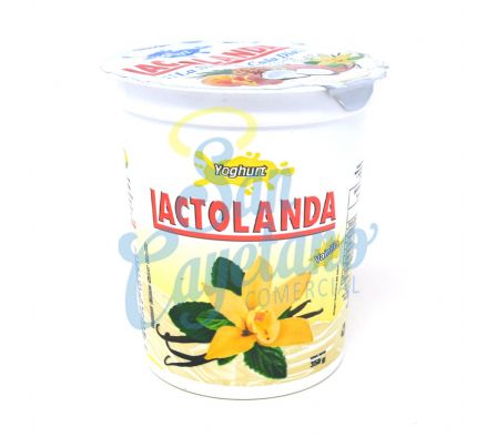 YOGUR ENTERO VAINILLA POTE LACTOLANDA 350GR 