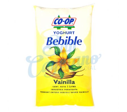 YOGUR ENTERO BEBIBLE VAINILLA CO-OP SACHET 1LT