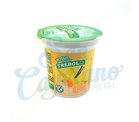YOGUR ENTERO BEBIBLE VAINILLA TREBOL POTE 140GR