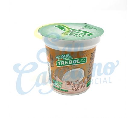 YOGUR ENTERO COCO TREBOL 140GR