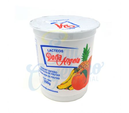 YOGUR ENTERO TUTTI FRUTTI POTE DOÑA ANGELA 350GR.