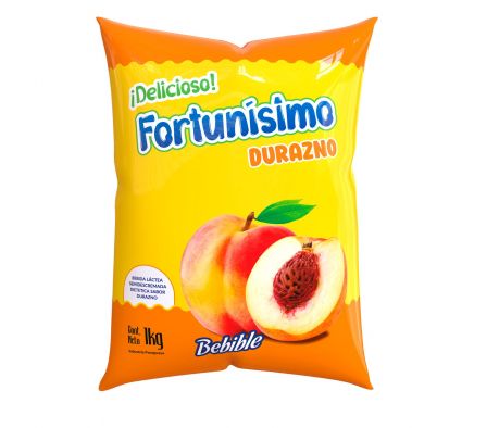 BEBIDA LACTEA DURAZNO SACHET FORTUNISIMO 1LT