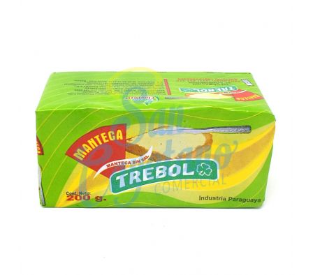 MANTECA TREBOL PLATEADA 200GR