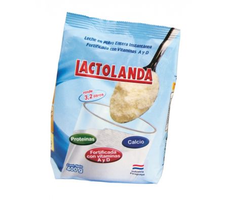 LECHE EN POLVO ENTERA LACTOLANDA 400GR