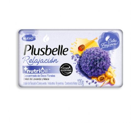 JABON TOCADOR LAVANDA PLUSBELLE 120GR (81)